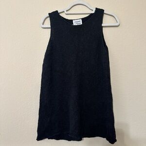 Margaret O’Leary Vintage Navy Linen Blend Vest